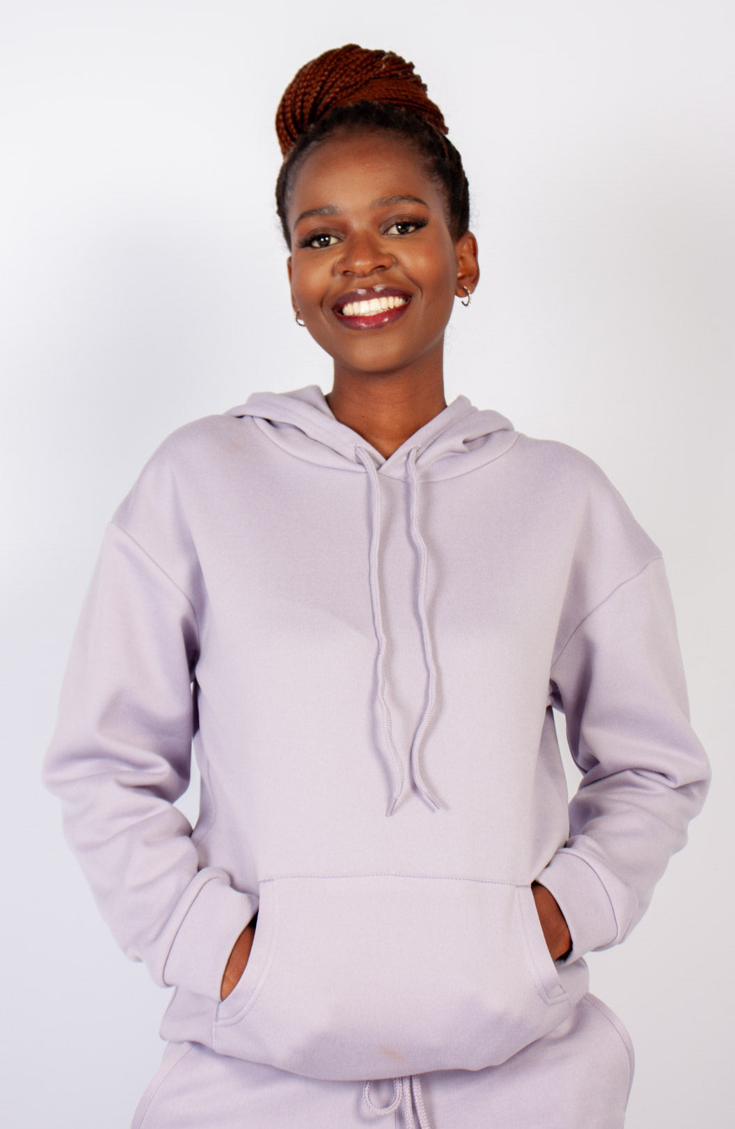 ボーダーズアットバルコニー ZIP UP HOODIE 36 さくらいろ 1200W-4181-Sangria-0-