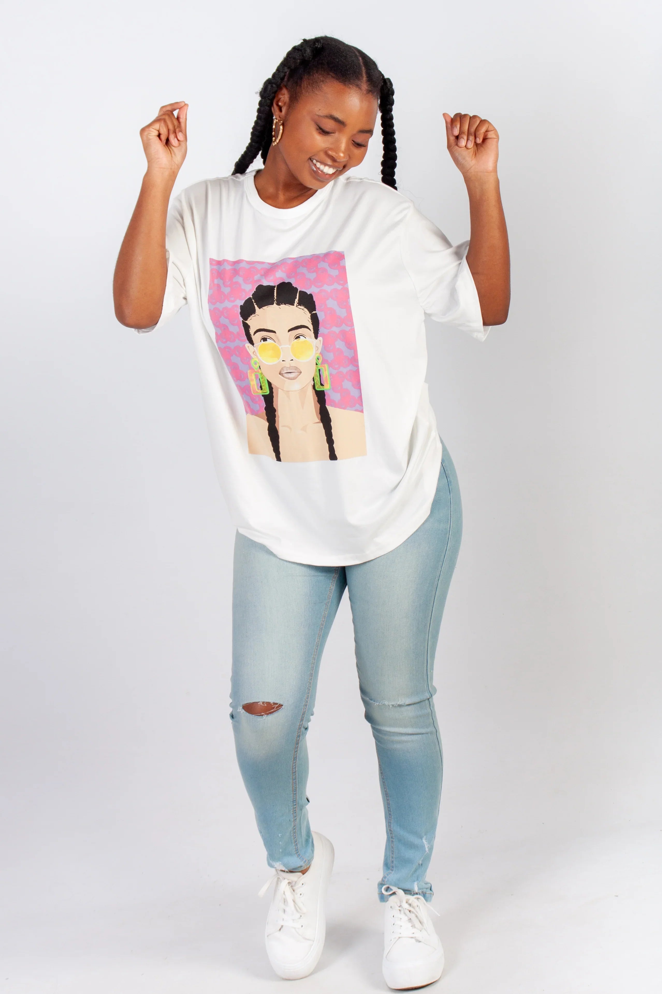 Ladies Take 2 Oversized Tees R140