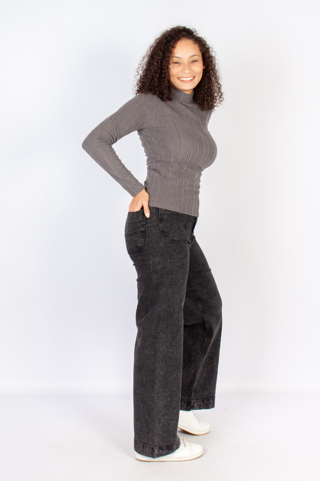 Rib Turtleneck