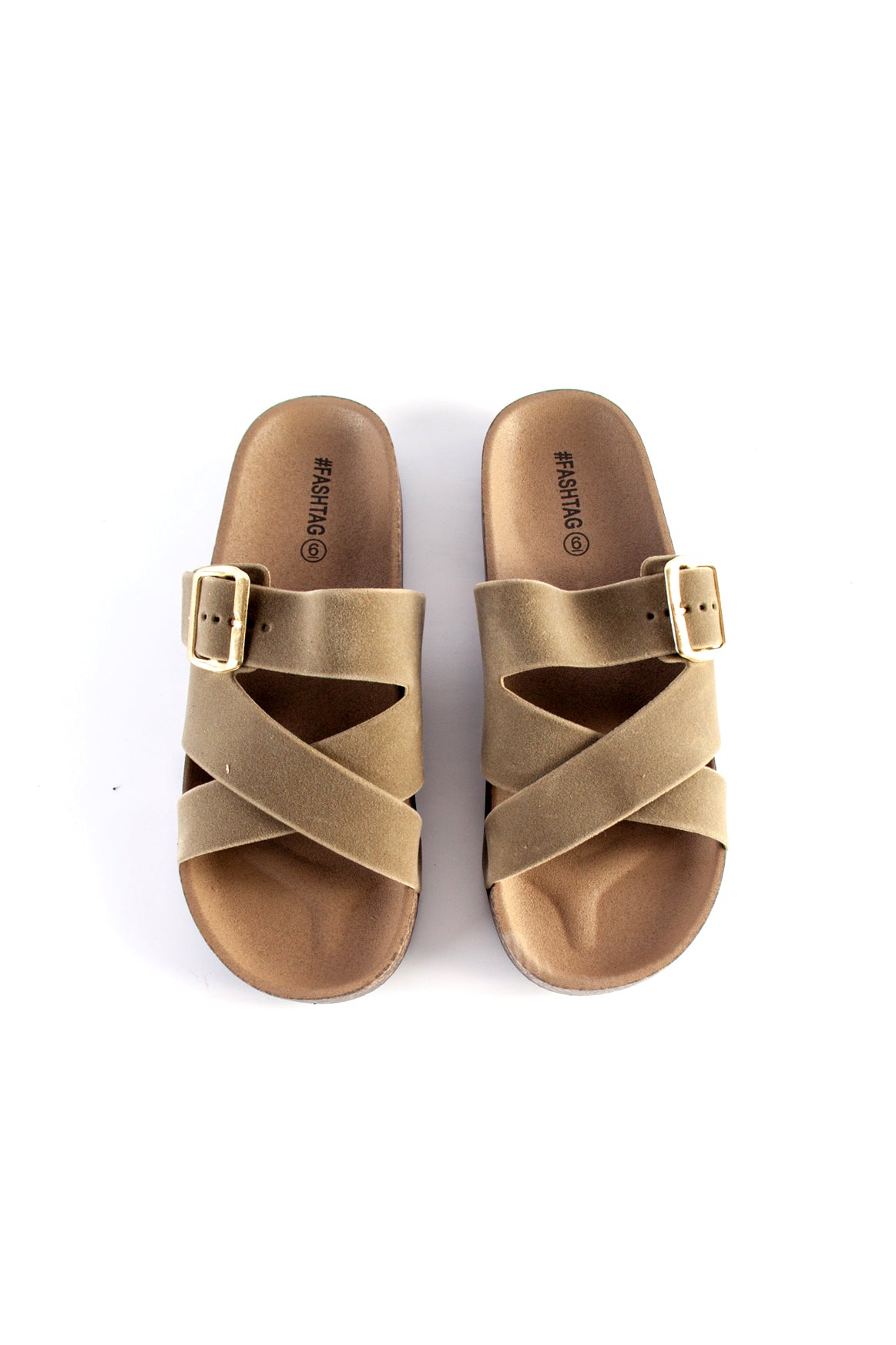 Criss Cross Buckle Slider