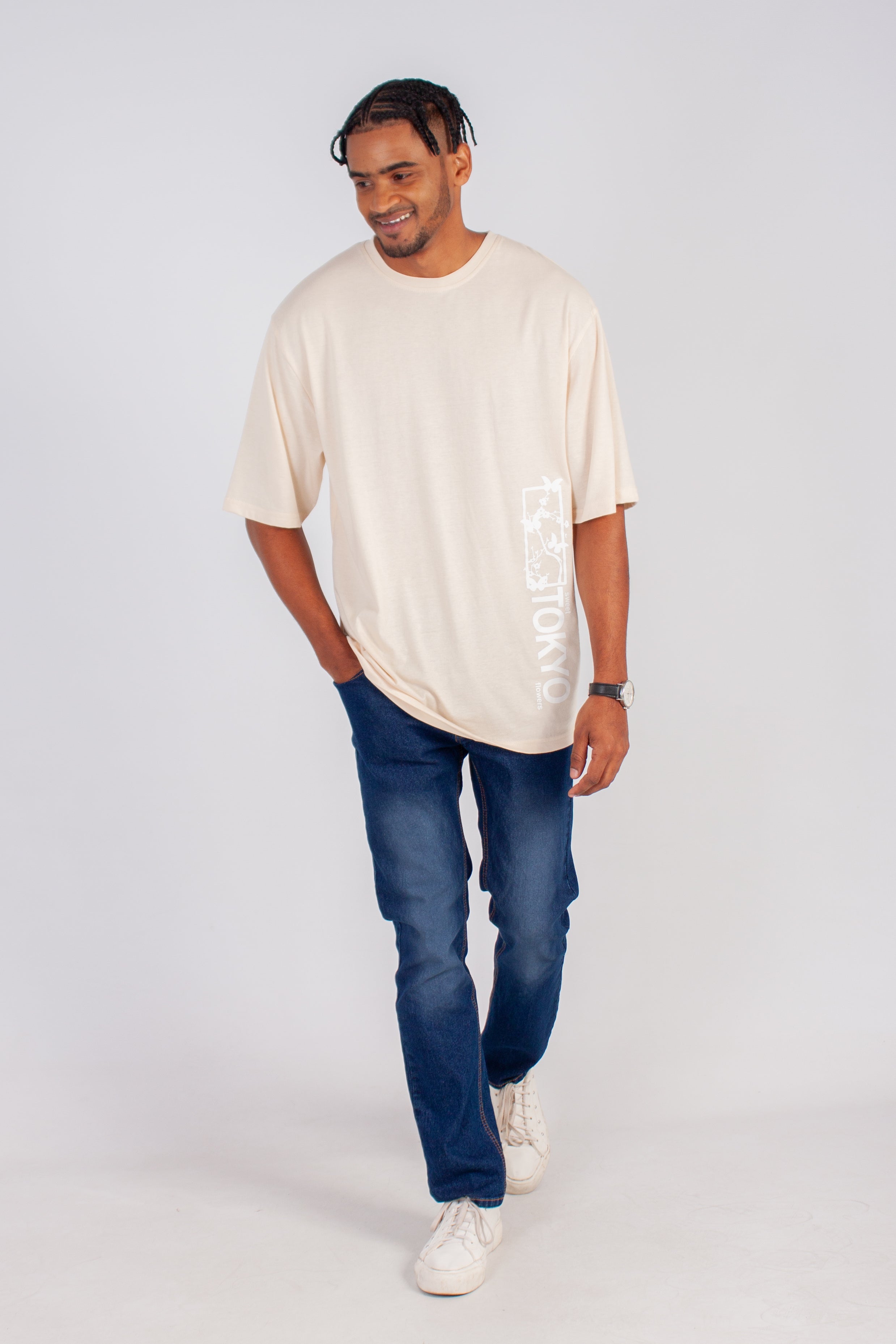 Graphic Oversized "Tokyo" T-Shirt
