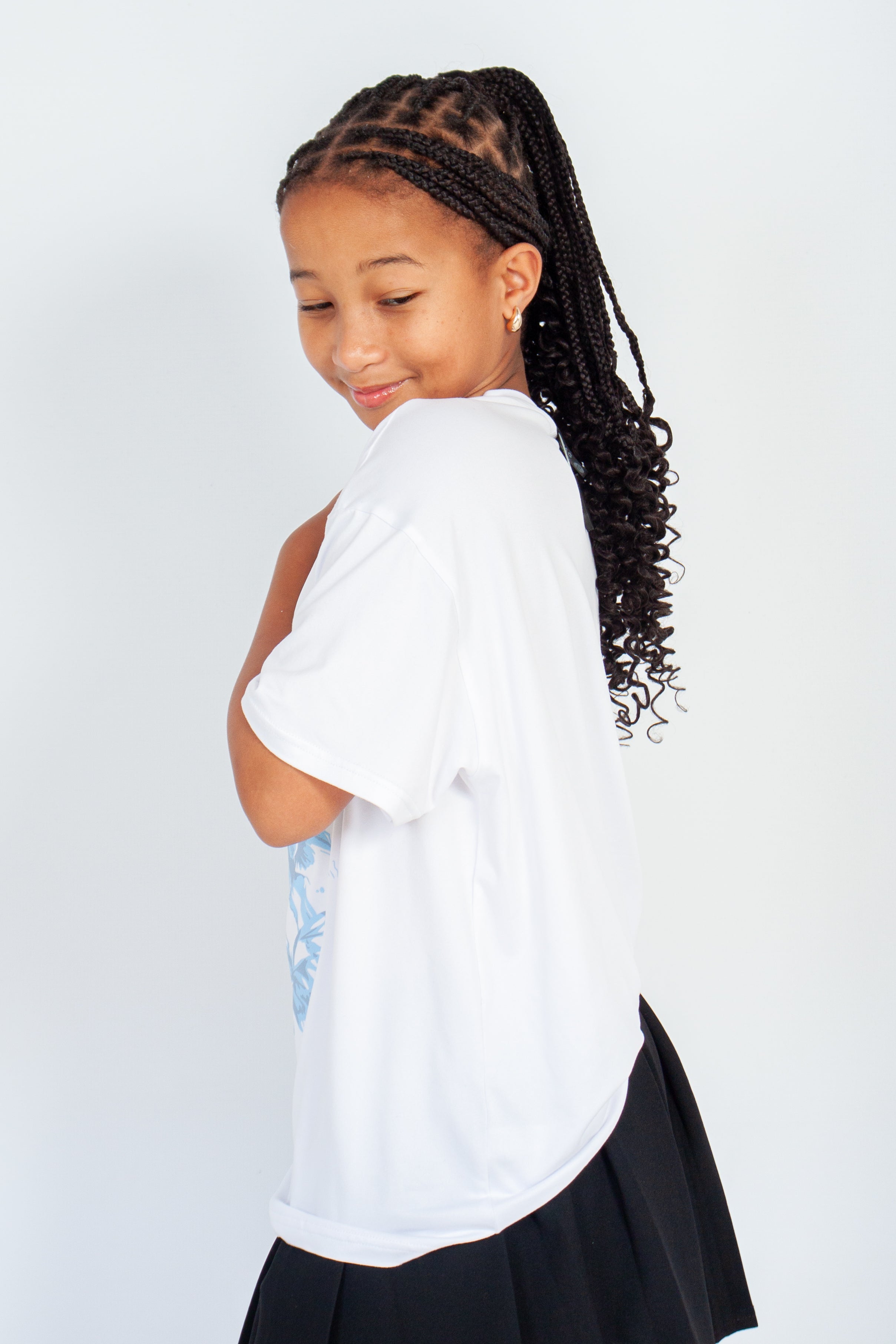 Graphic Oversized "Delicate Wonder" T-Shirt