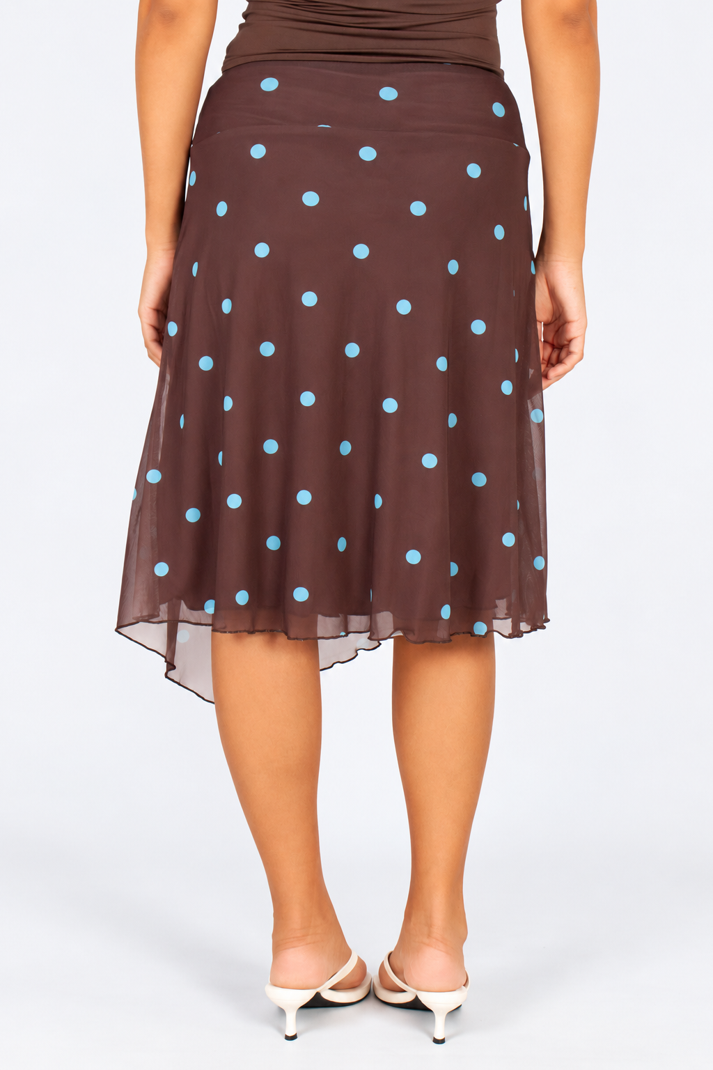 Mesh Midi Skirt