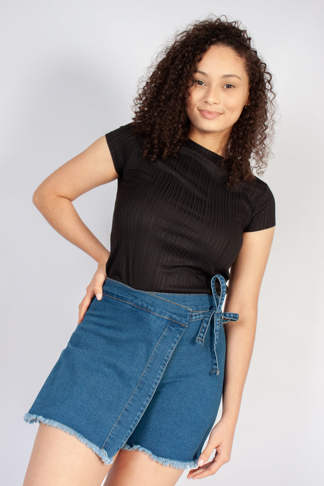 Denim Skort