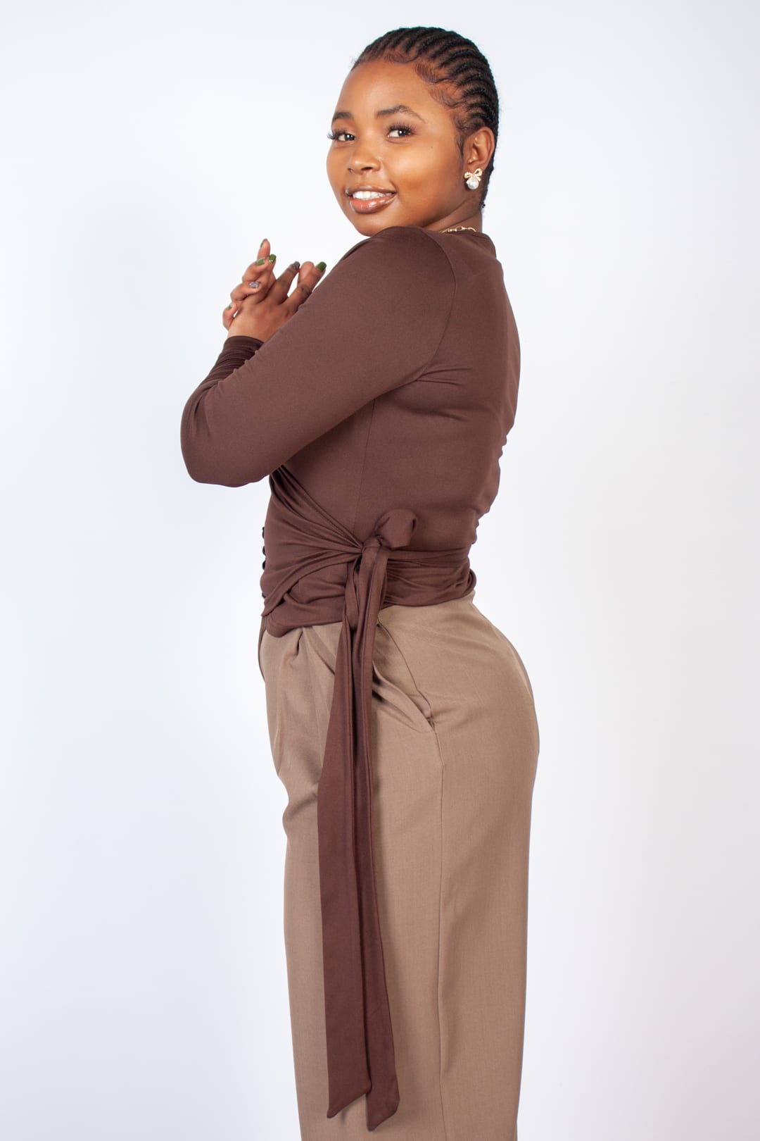 Fashion 3/4 Sleeve Knittops