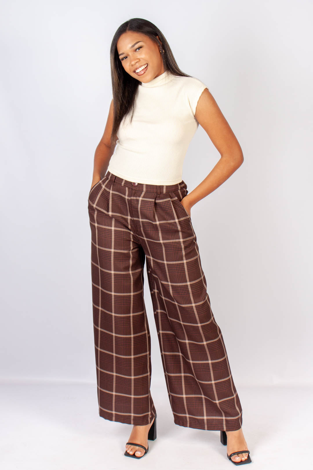Rib Turtleneck Top