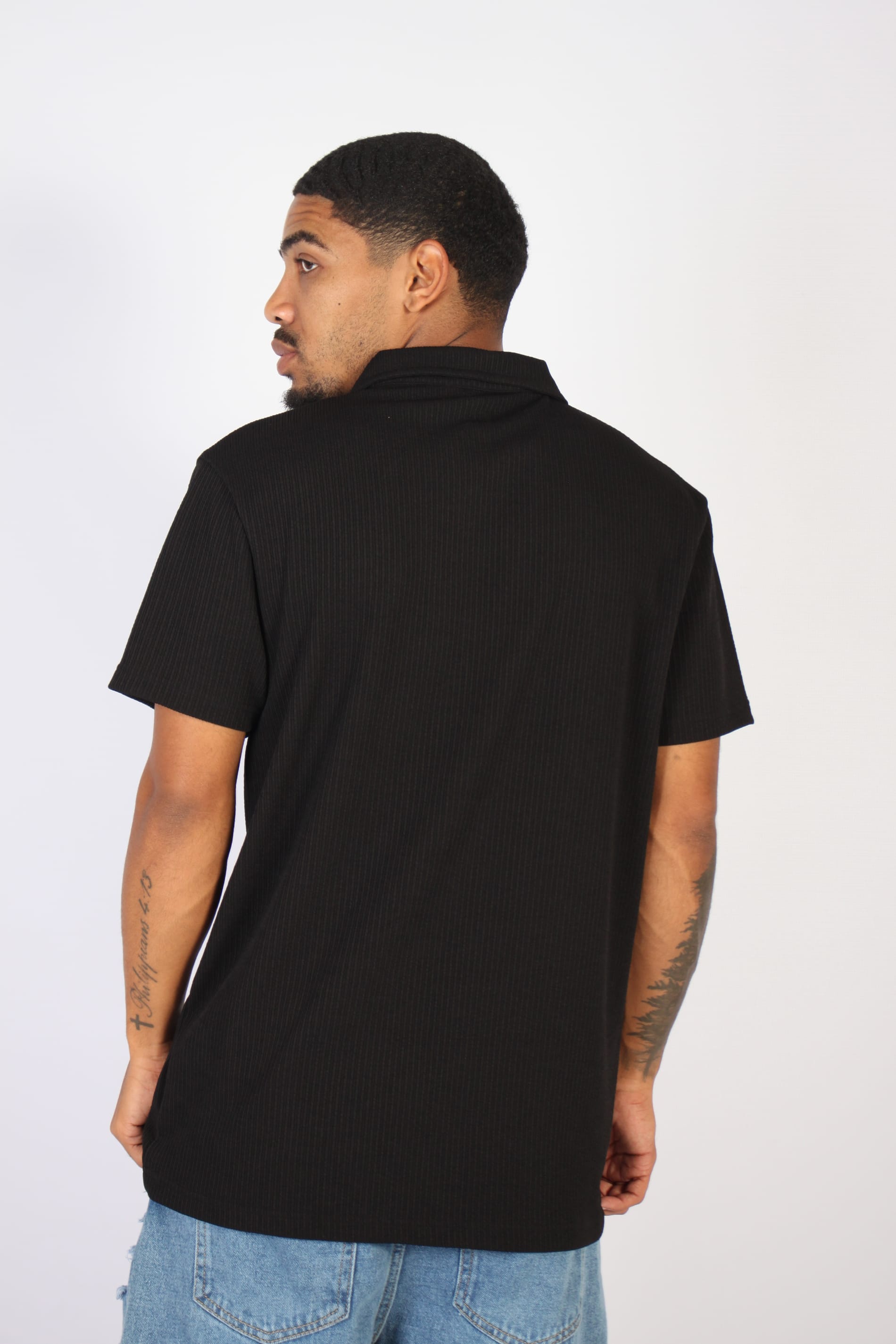 Textured Zip Golfer