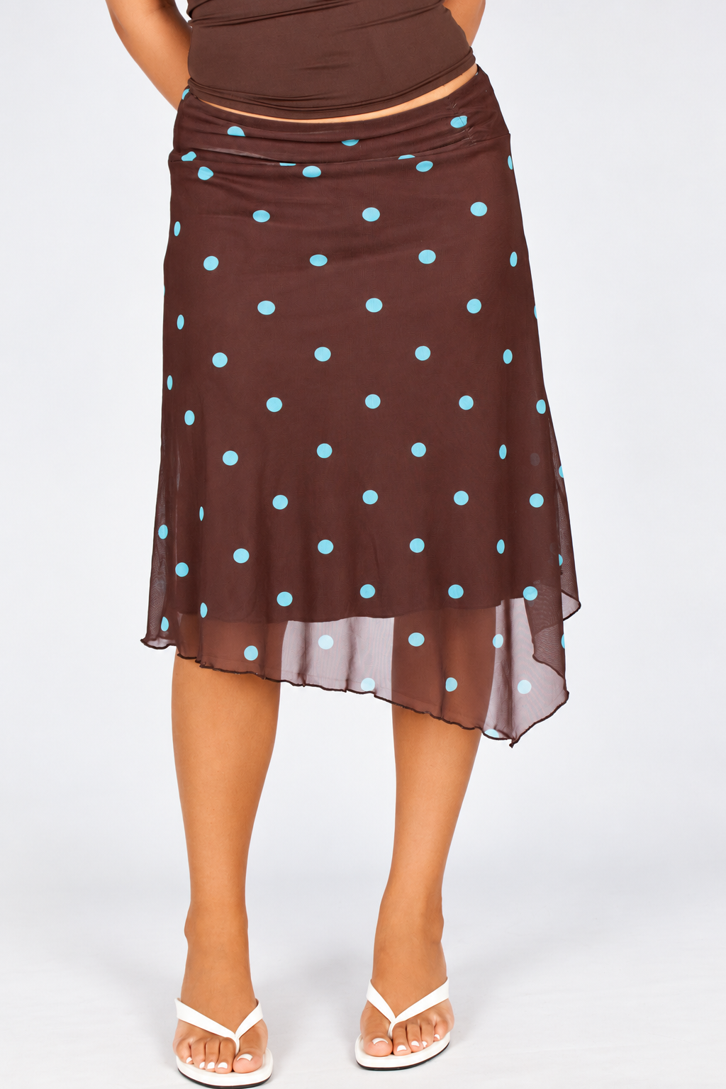 Mesh Midi Skirt