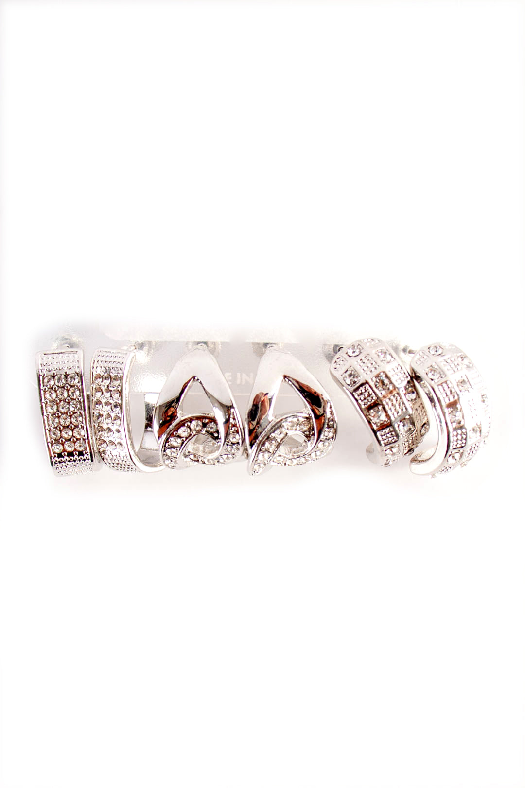 3 Pack Hoop Earrings