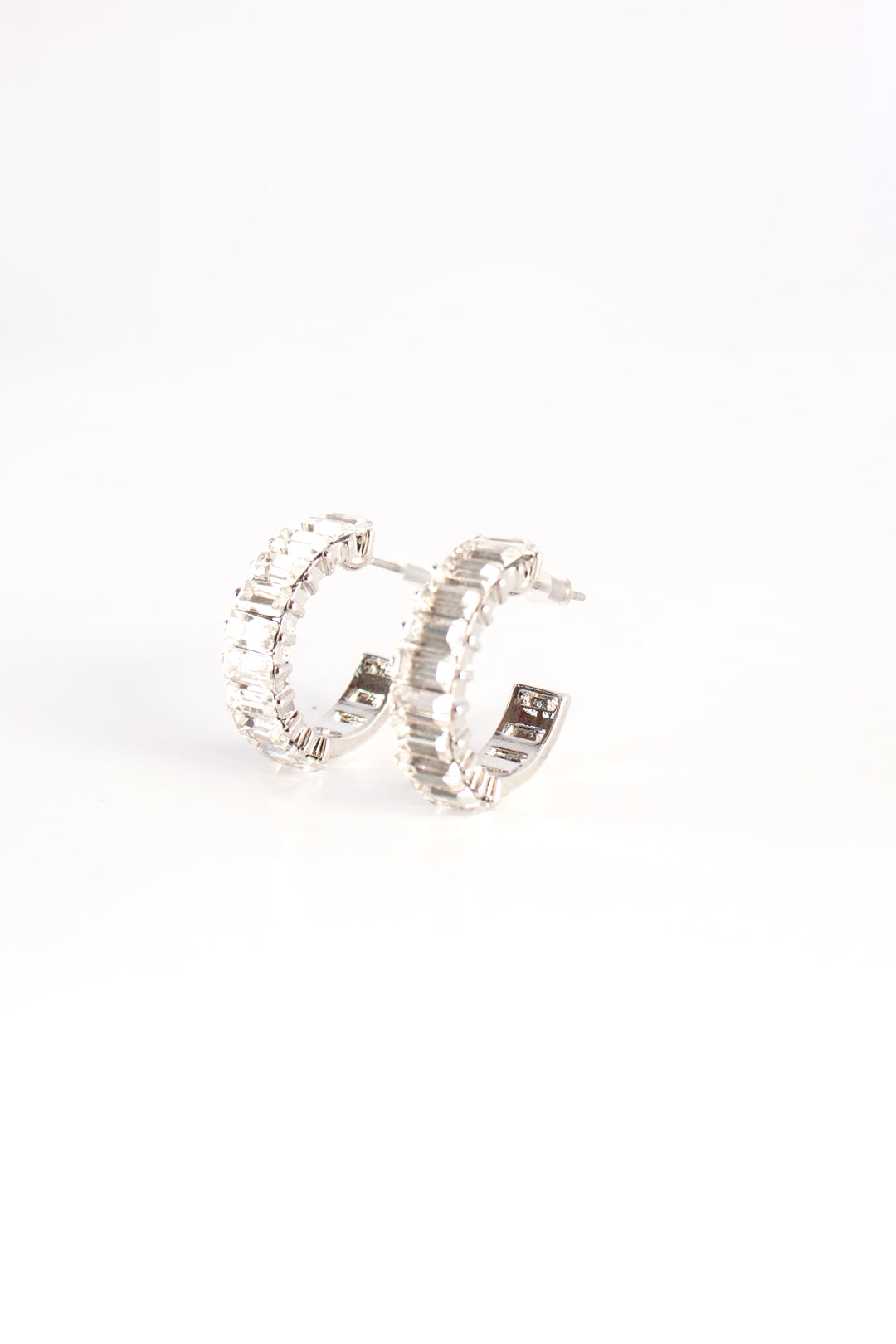 Crystal Hoop Earring