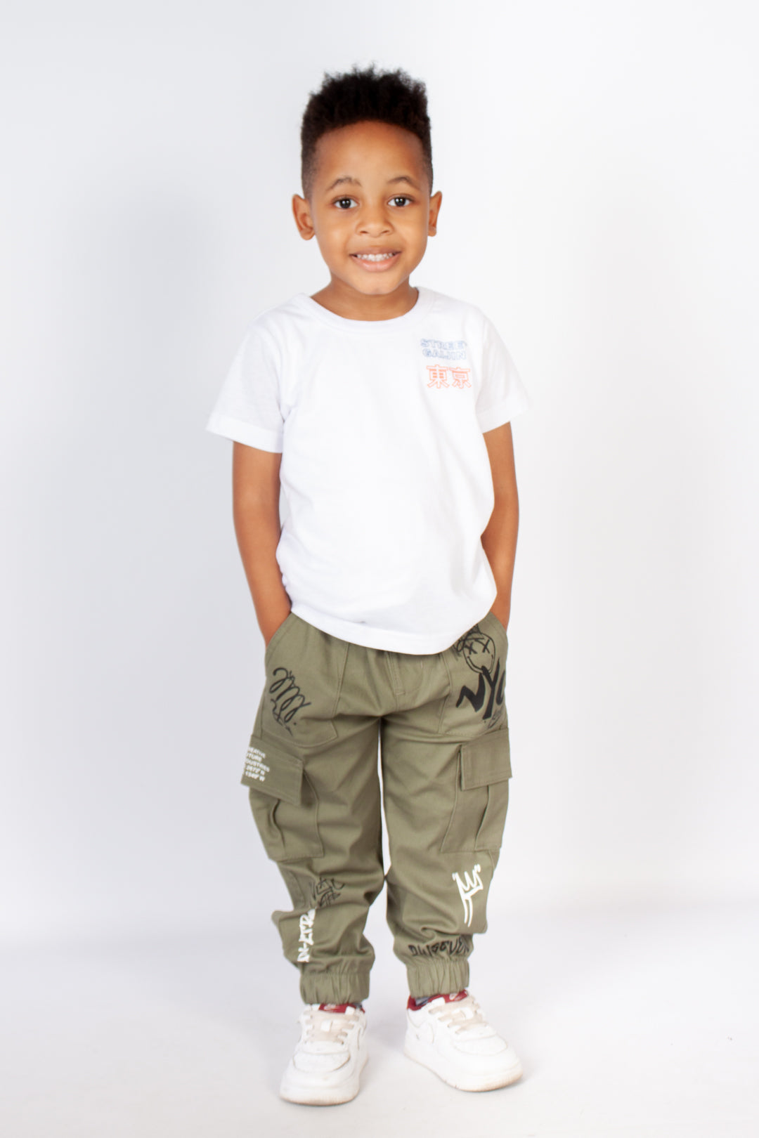 Graphic Cargo Jogger