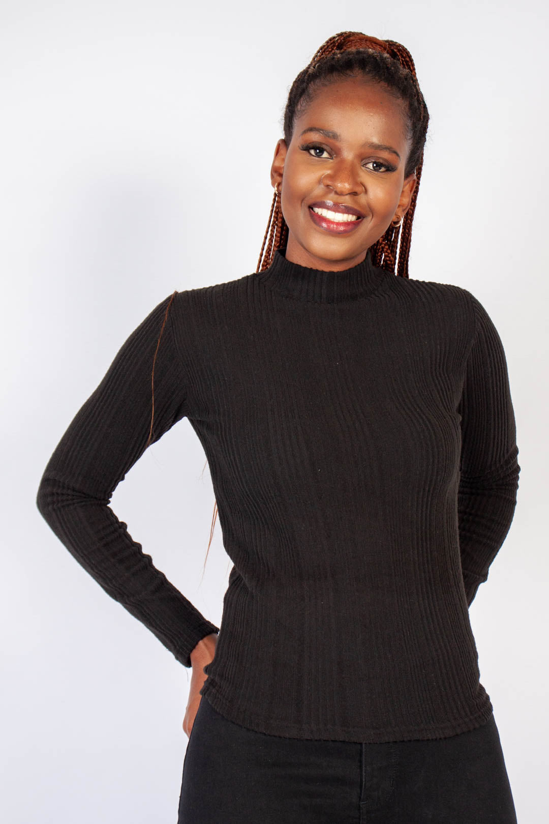 Long Sleeve Turtleneck Top