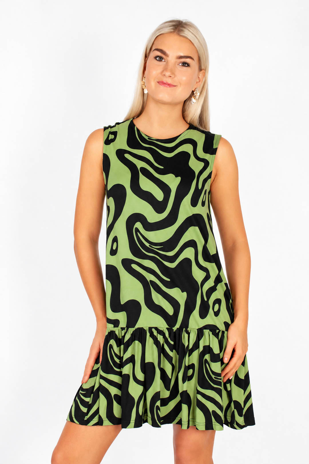 Drop Waist Mini Dress