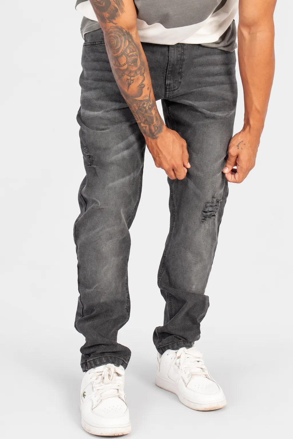 MENS SKINNY SINGLE CARGO DENIM