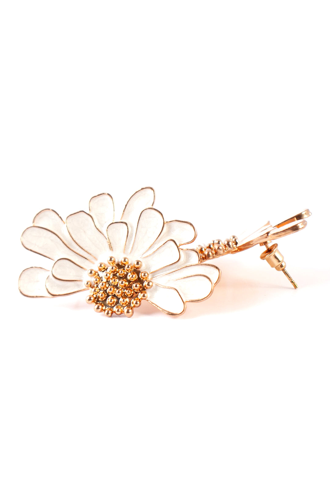 Gold Flower Earring
