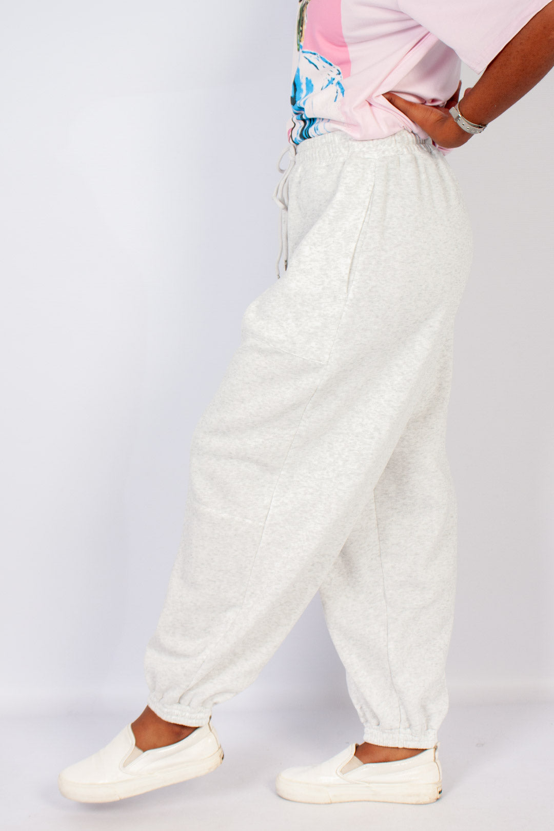 Fleece Barrel Jogger