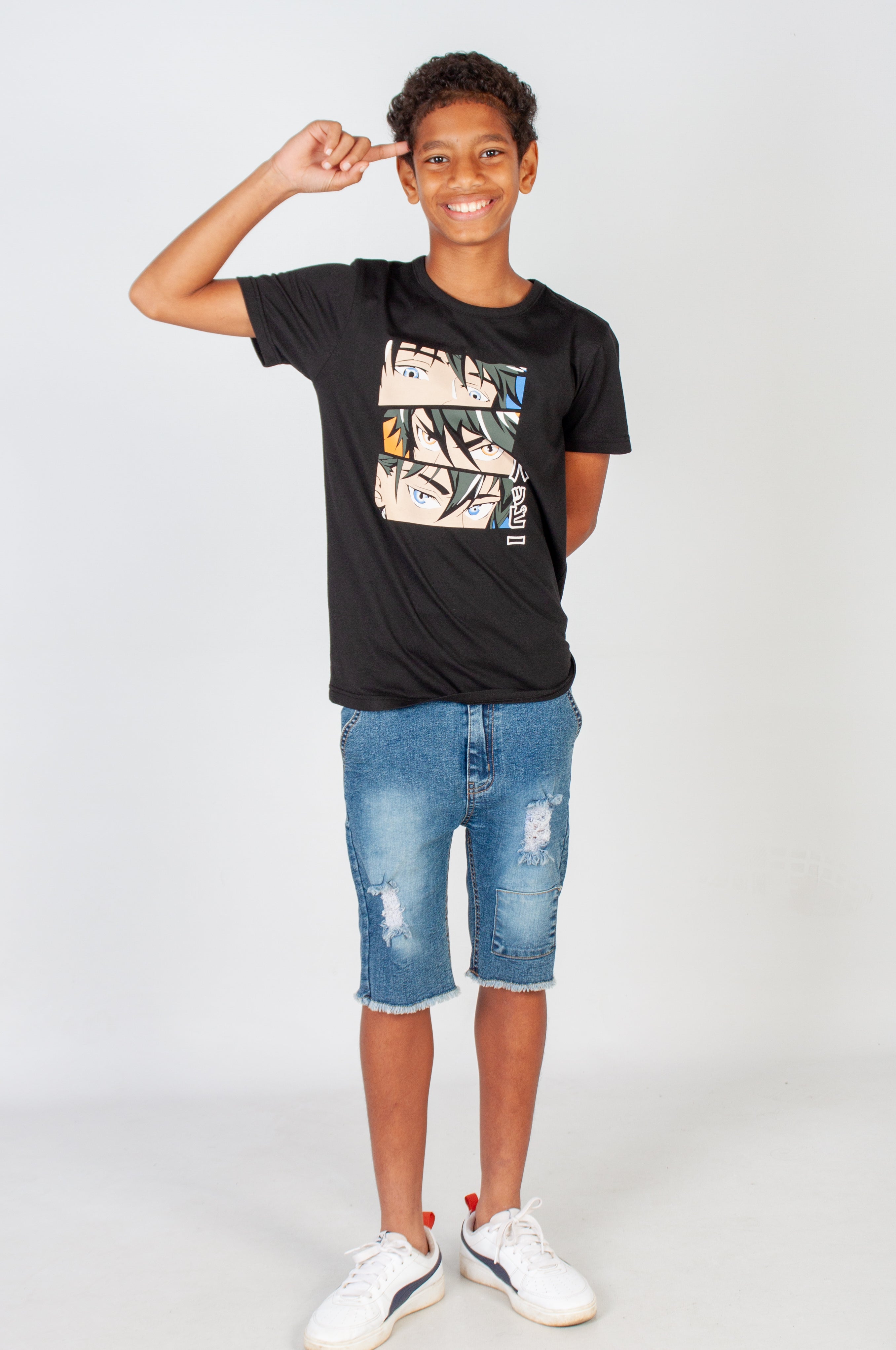 Graphic "Anime Frame" T-Shirt