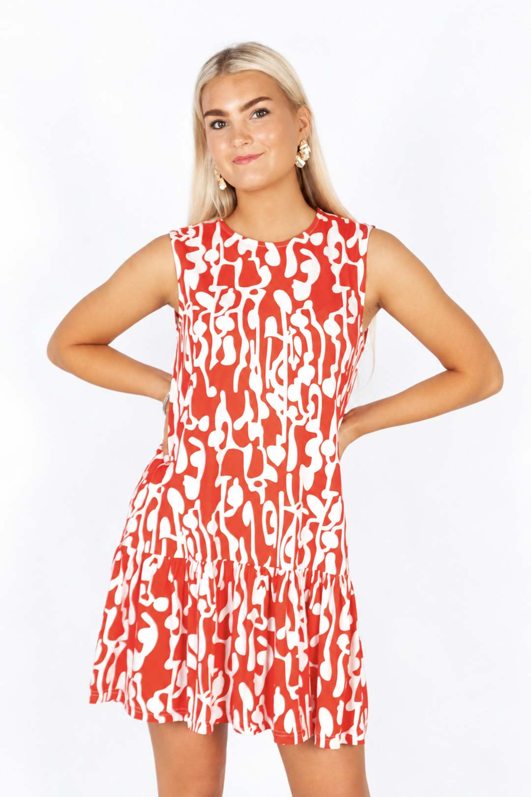 Drop Waist Mini Dress