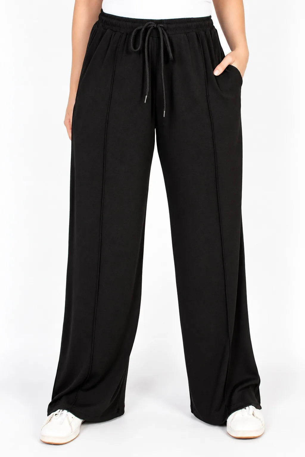 lds black pintuck wideleg