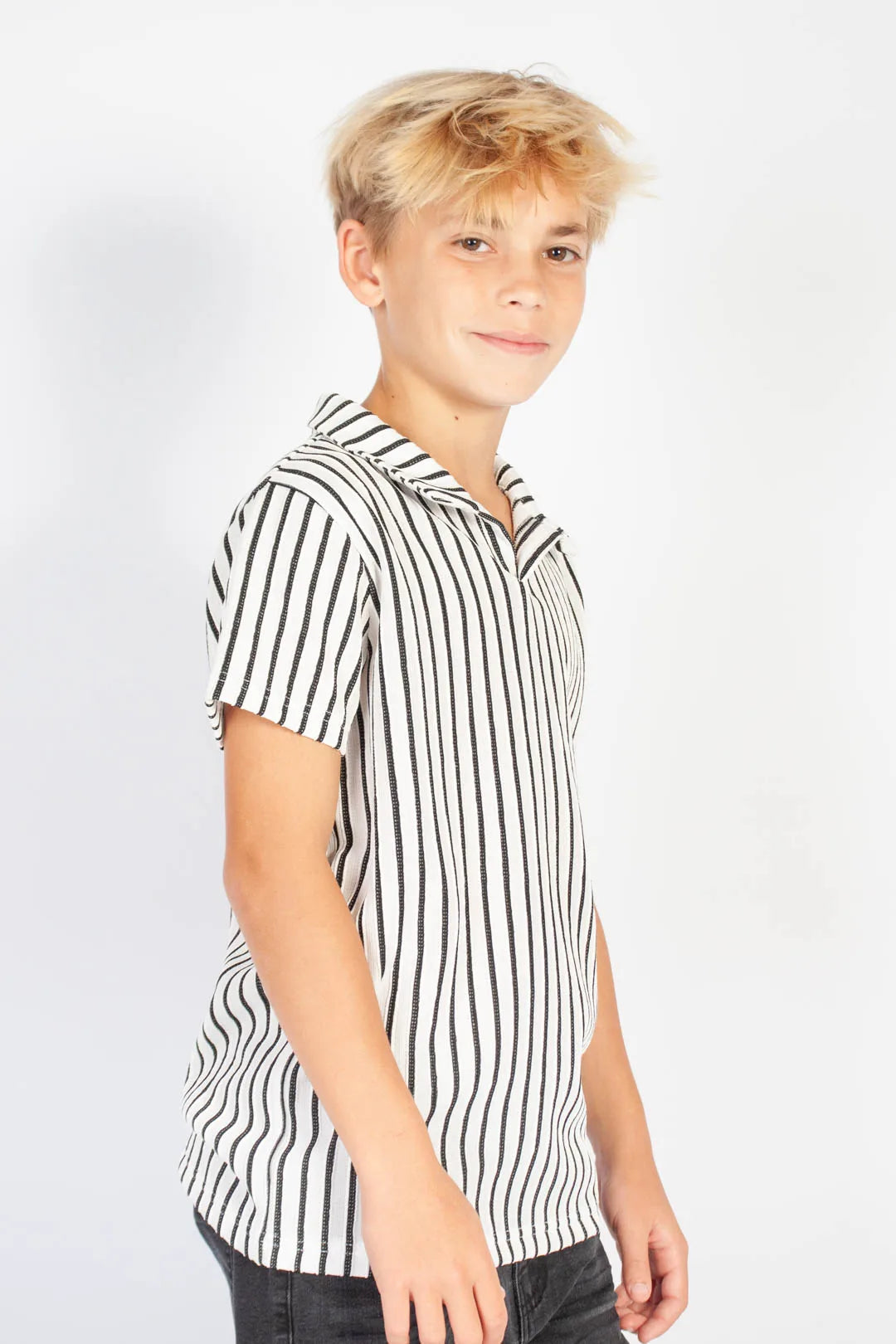 Stripe Textured Golfer