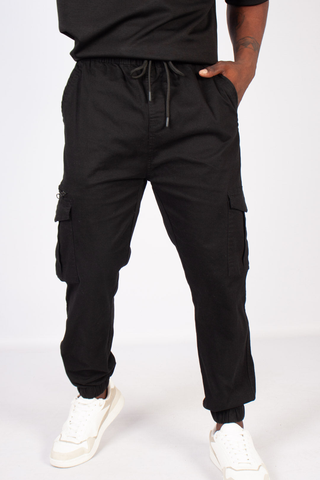 Twill Cargo Joggers