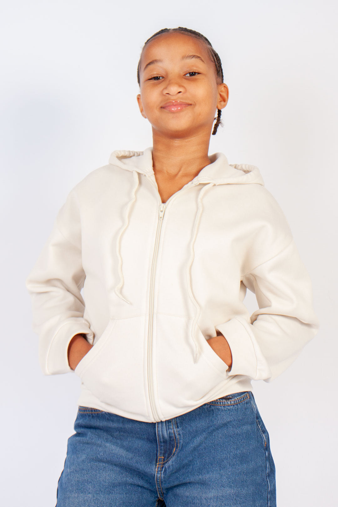 Oversized Zip Thru