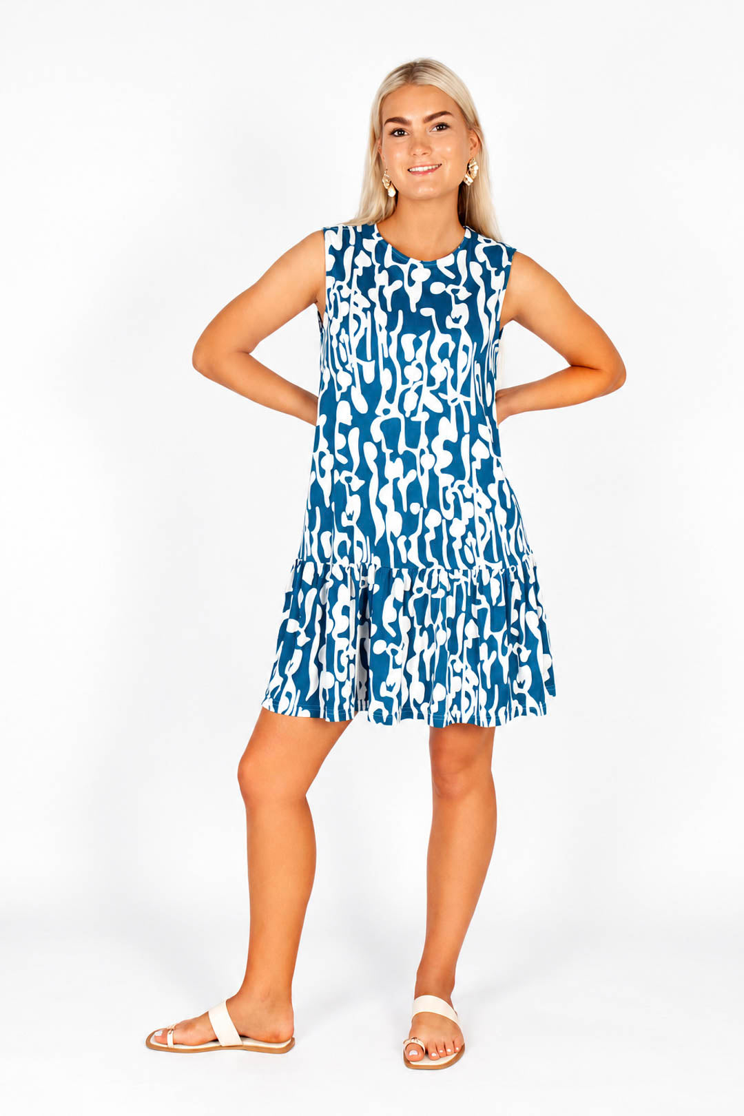 Drop Waist Mini Dress