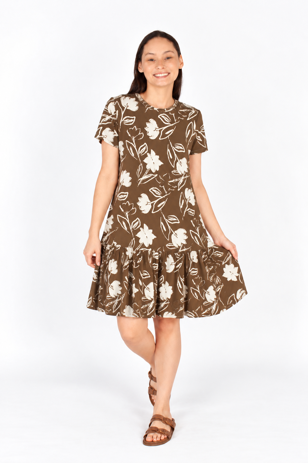 Drop Waist Mini Dress