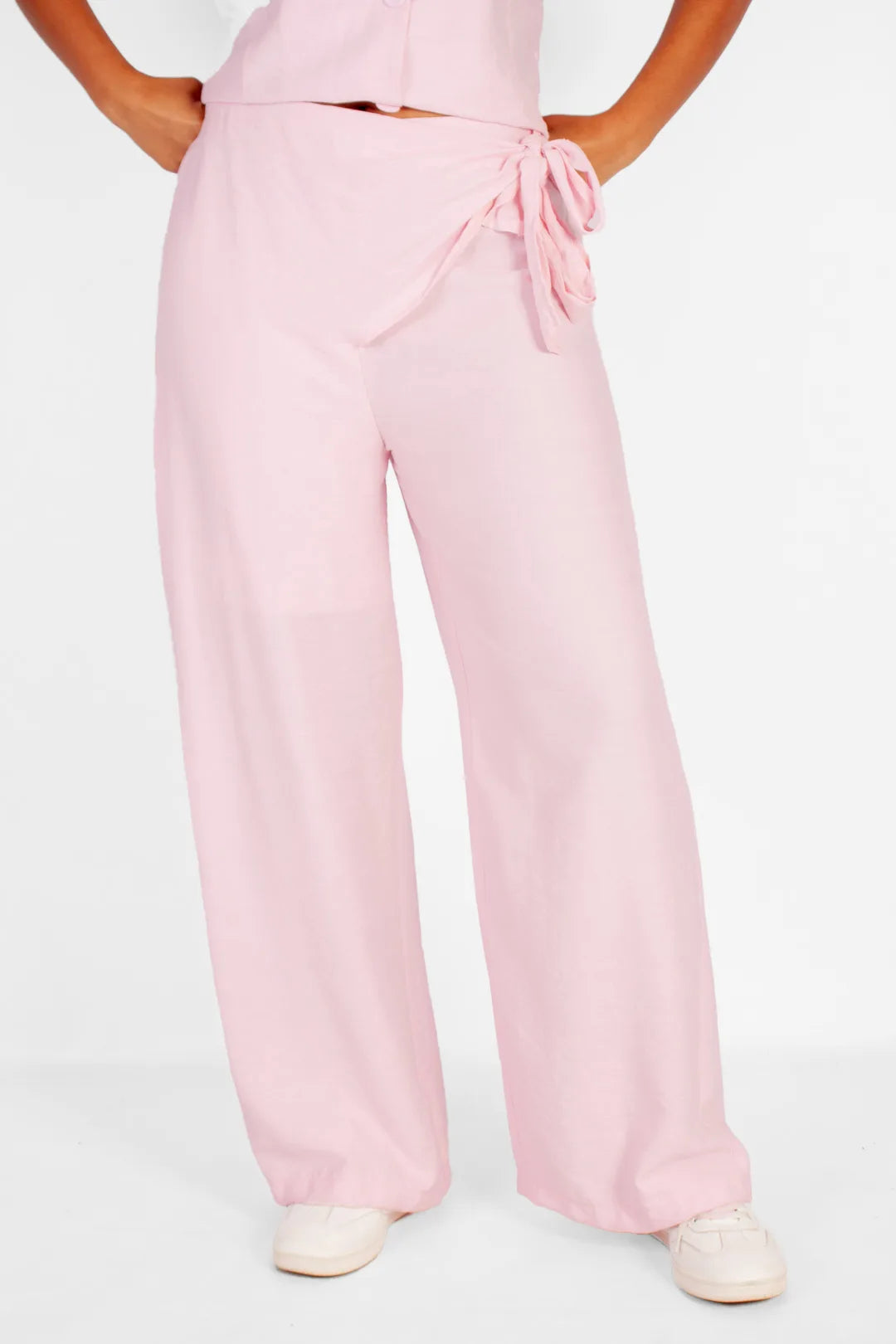 Sarong Wrap Wide Leg Pant