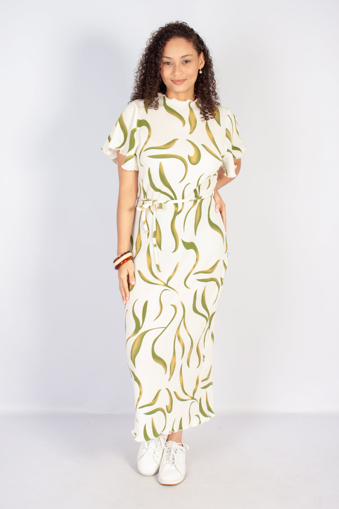 Frill Midi Dress