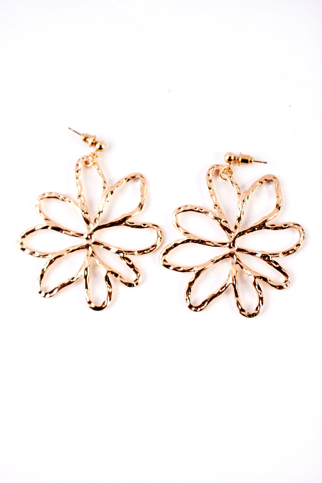 Gold Flower Earring