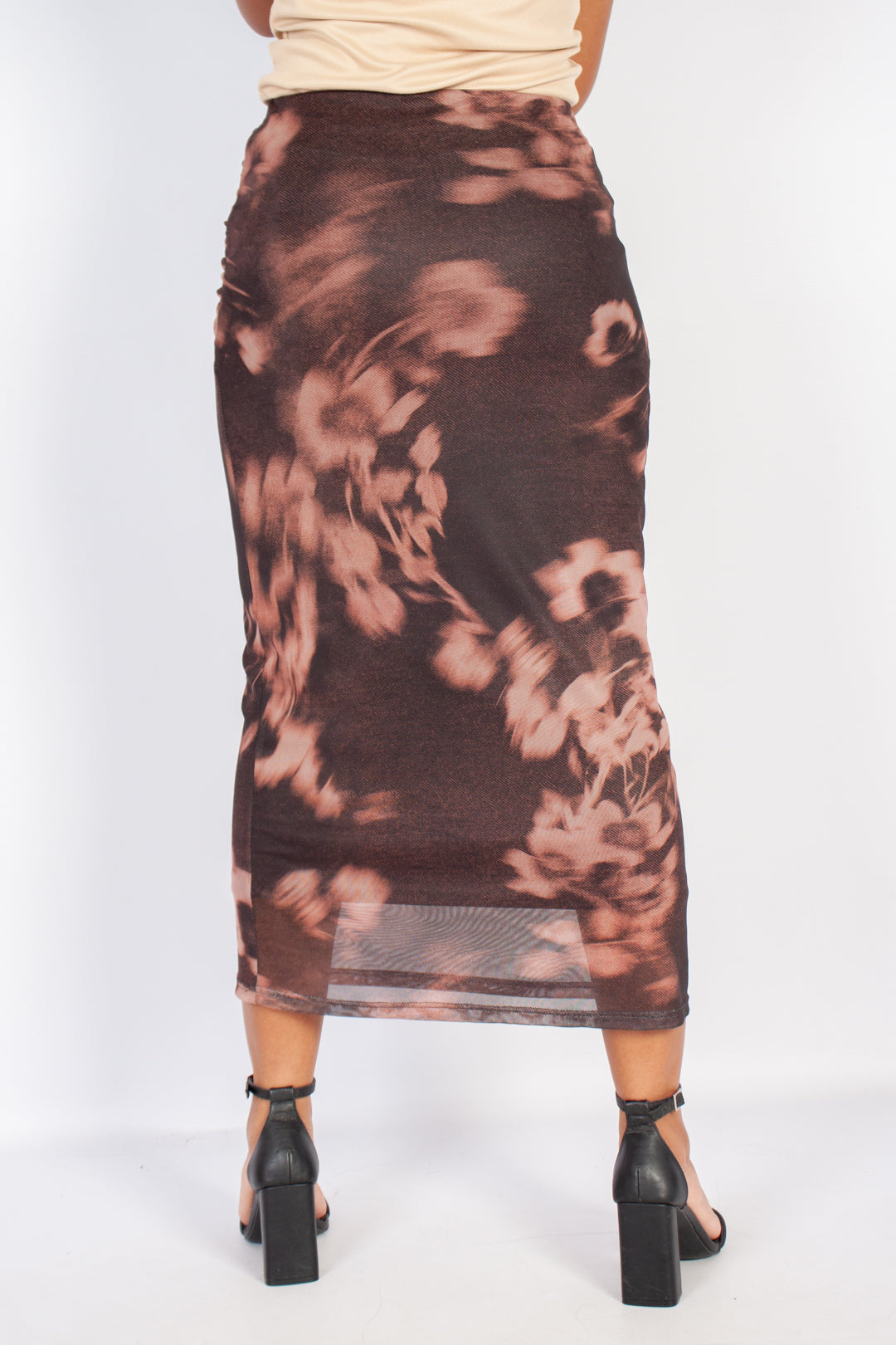 Mesh Maxi Skirt