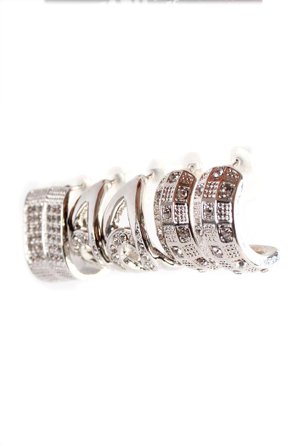3 Pack Hoop Earrings