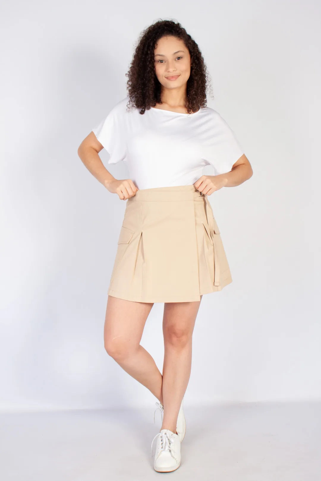 Cargo Wrap Mini Skirt