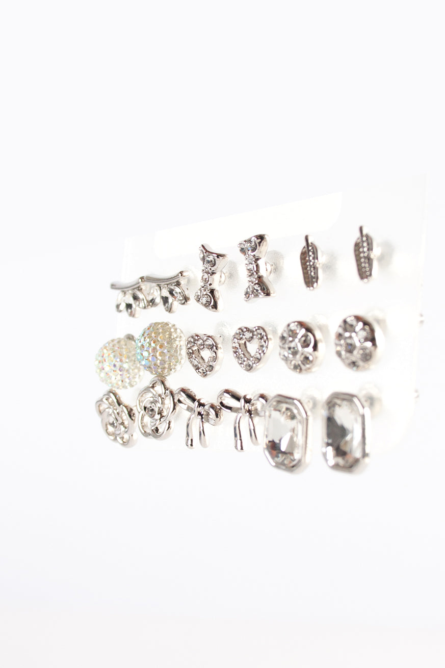 9 Pack Stud Earring