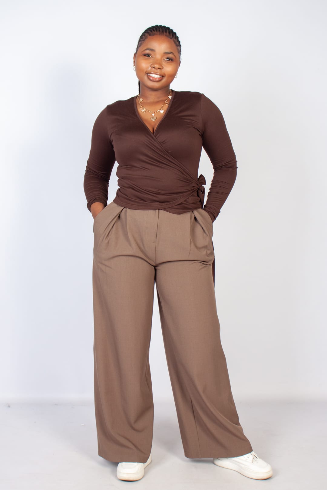 Fashion 3/4 Sleeve Knittops