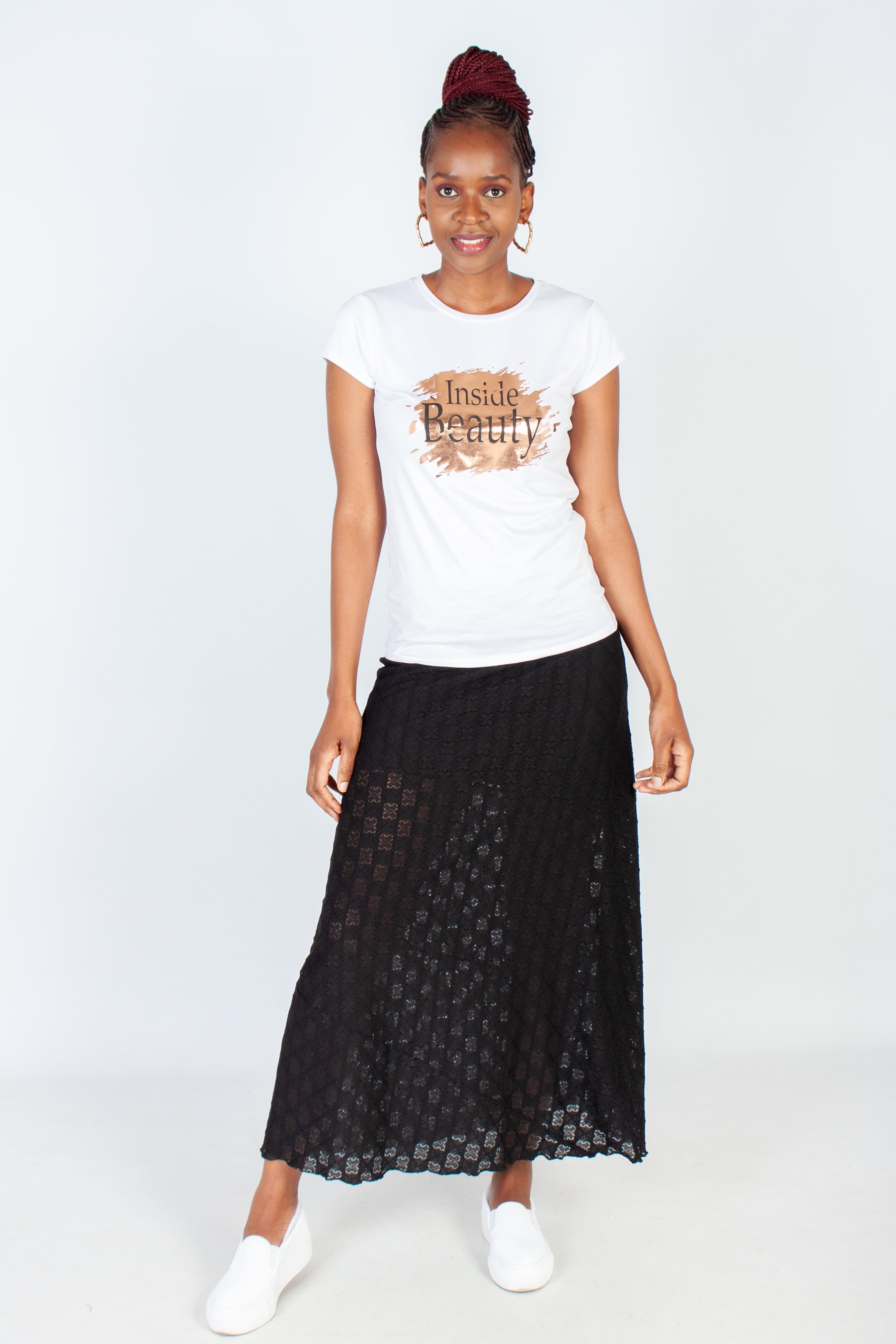 Graphic "Inside Beauty" T-Shirt