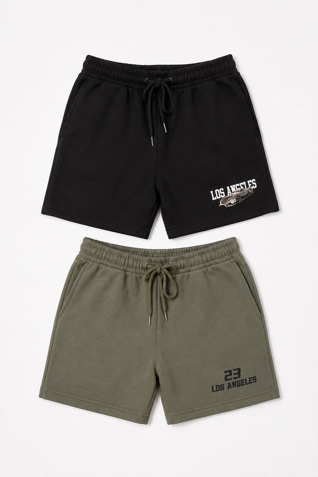 2 Pack Graphic Shorts