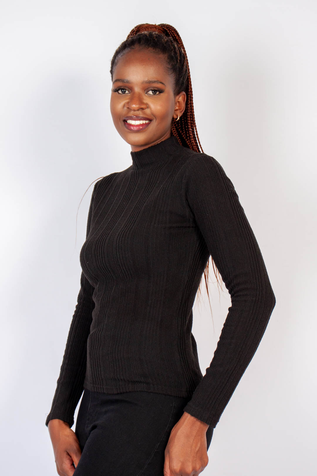 Long Sleeve Turtleneck Top