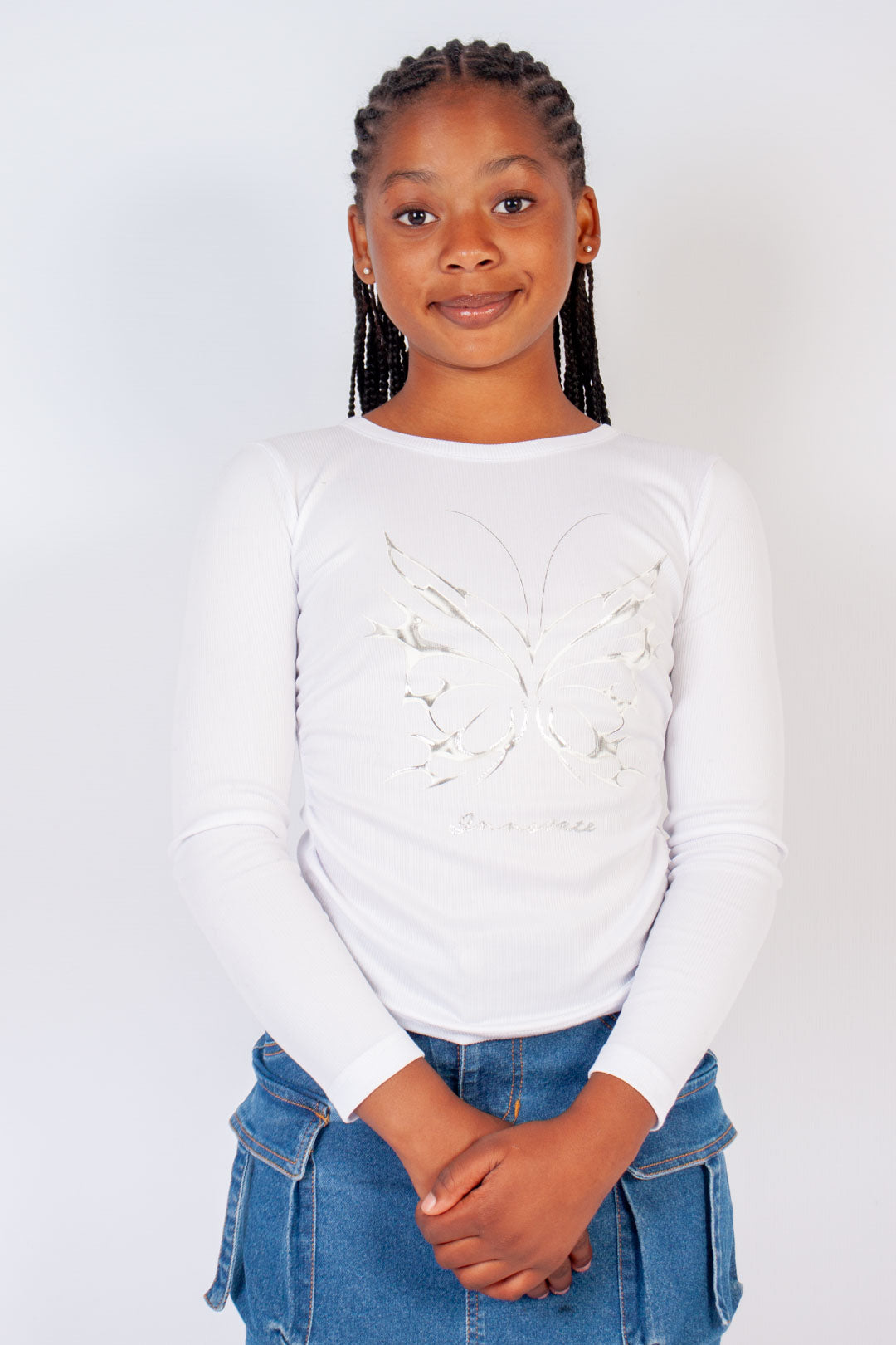 Long Sleeve Ribbed Tee