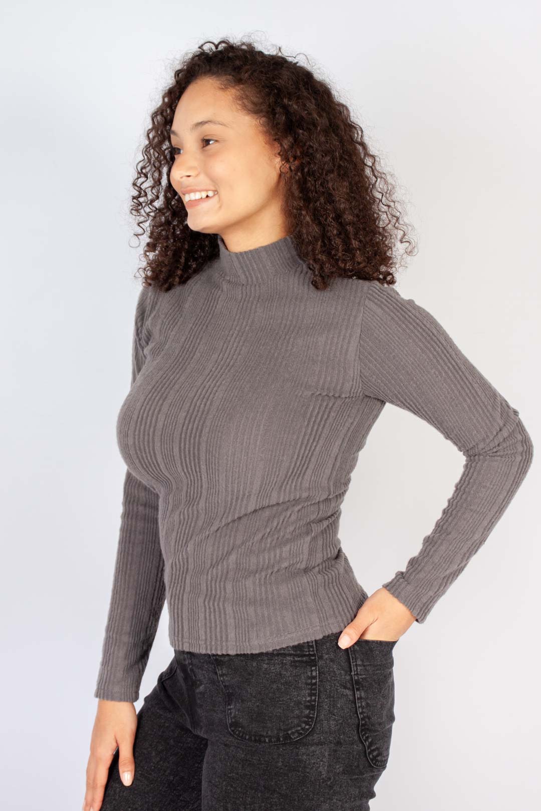 Rib Turtleneck