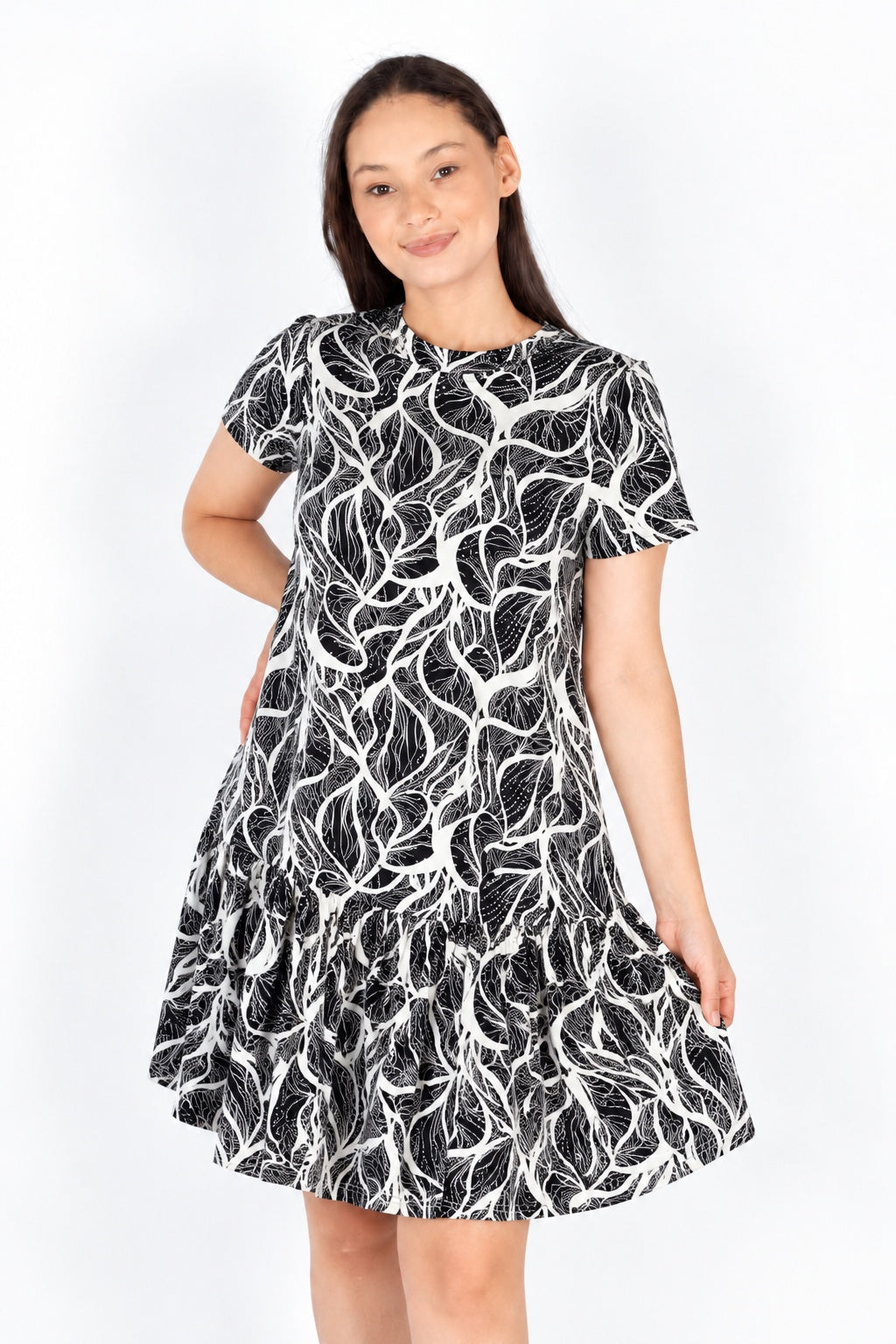 Drop Waist Mini Dress