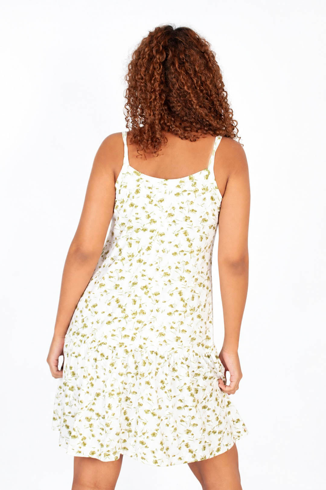 Strappy Frill Mini Dress