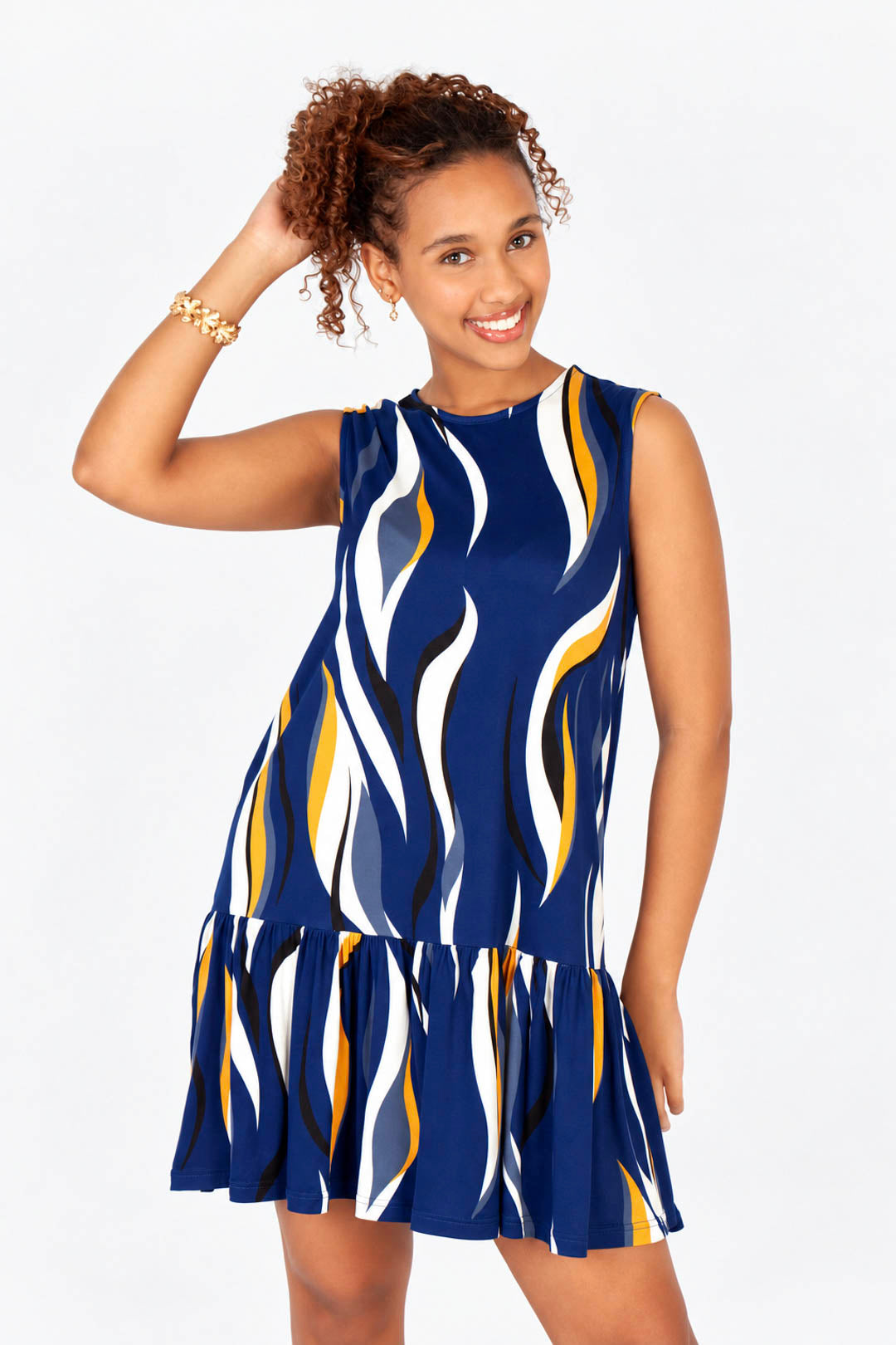 Drop Waist Mini Dress
