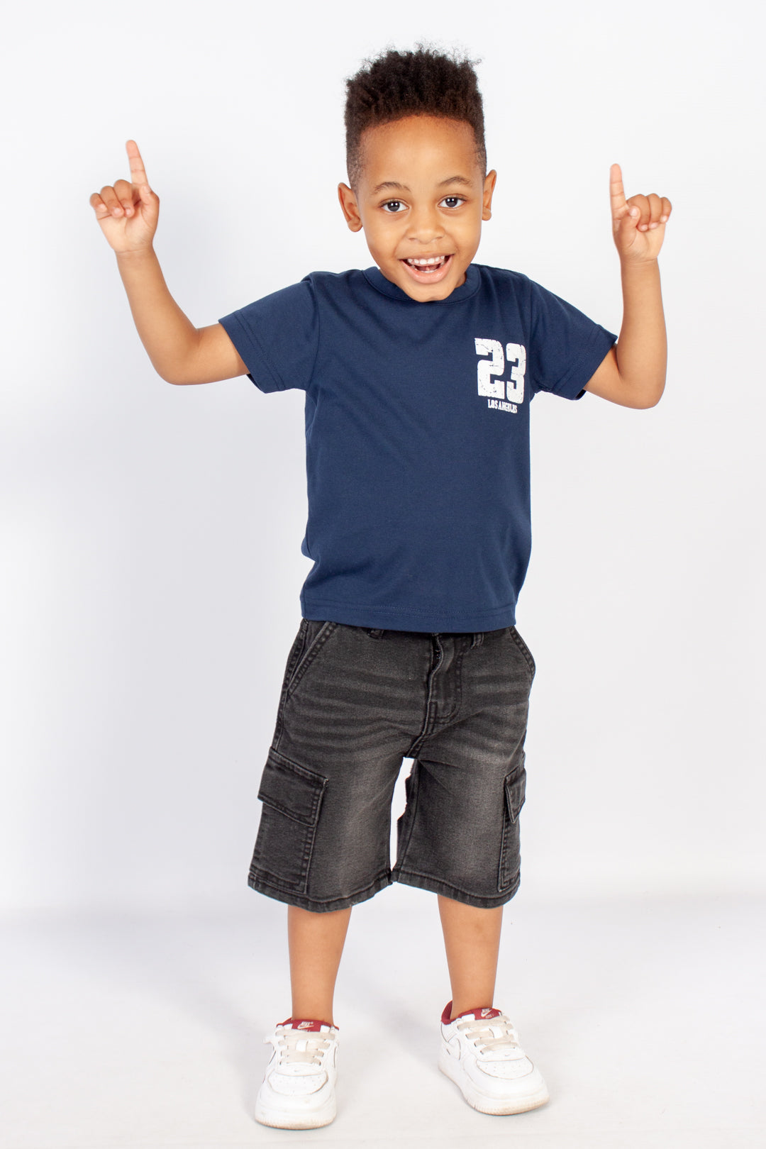 Cargo Denim Shorts