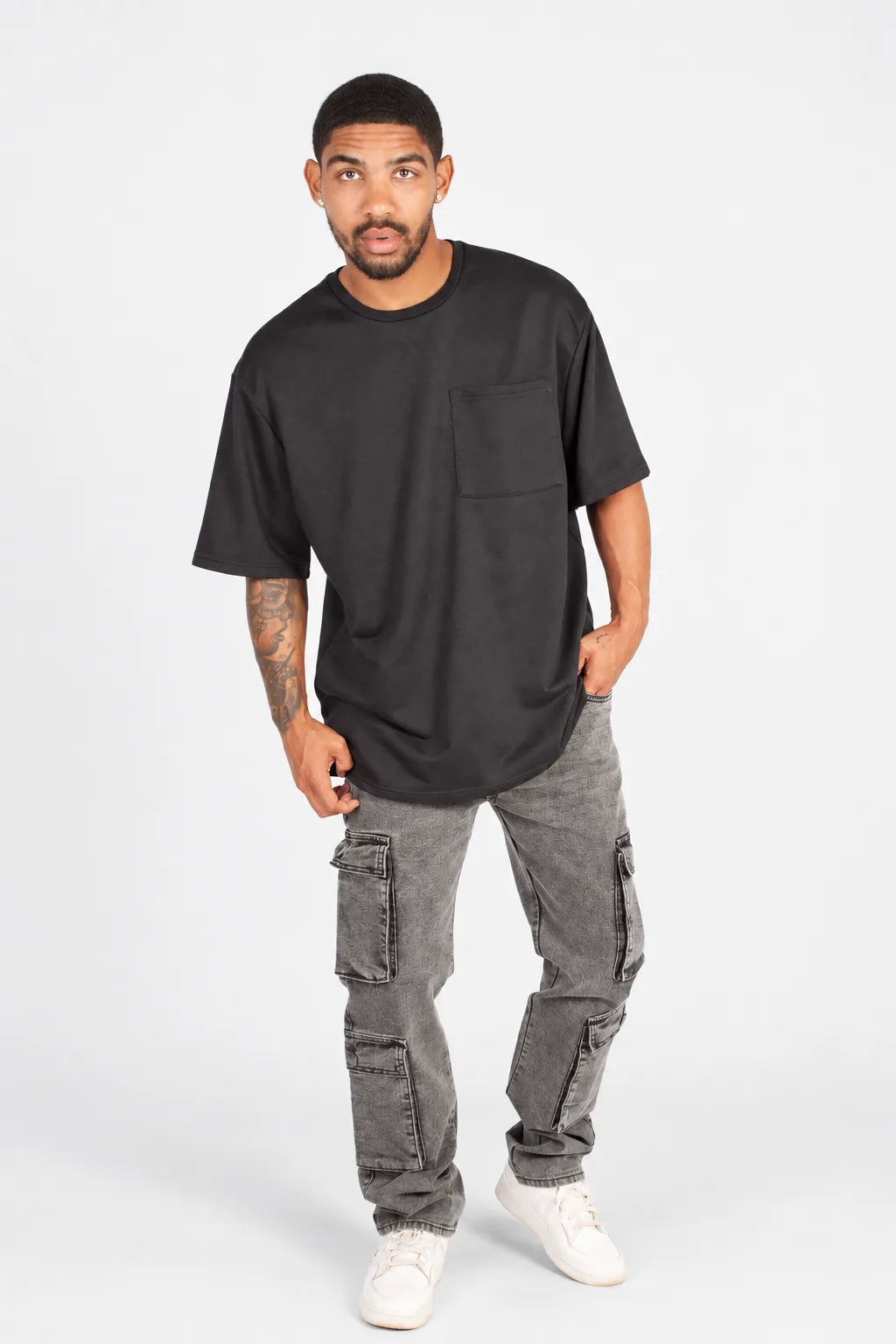 MENS DOUBLE CARGO SKINNY JEANS