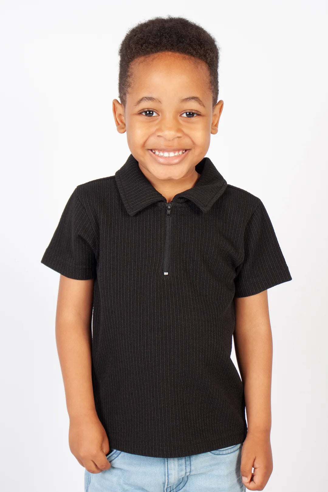 1/4 Zip Textured Golfer