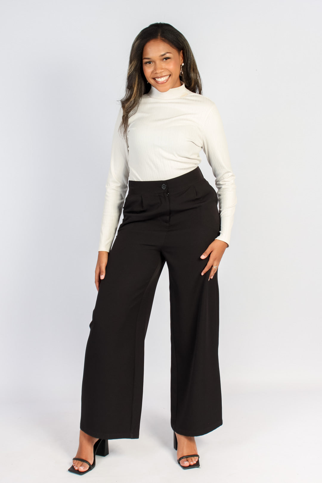 Long Sleeve Turtleneck Top