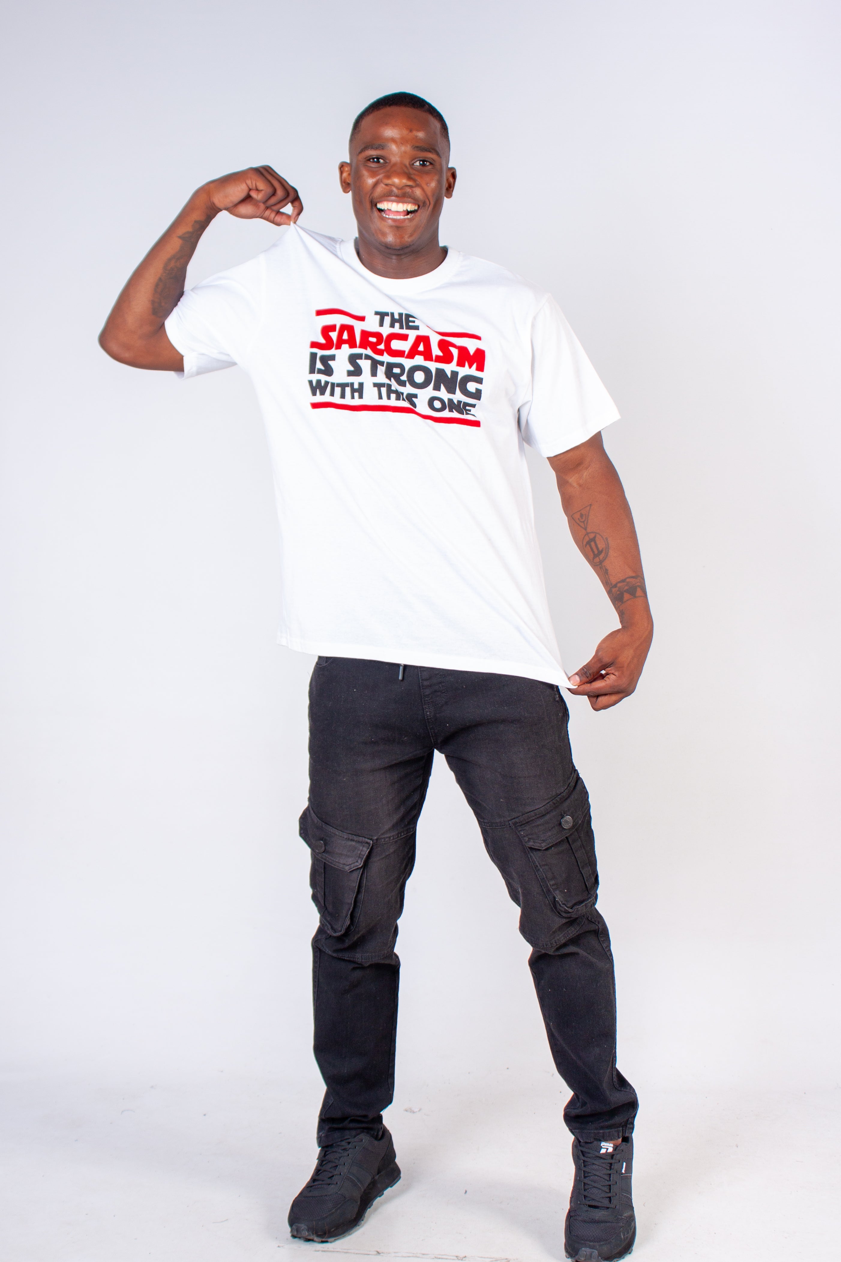 Graphic "Sarcasm Is Strong" T-Shirt