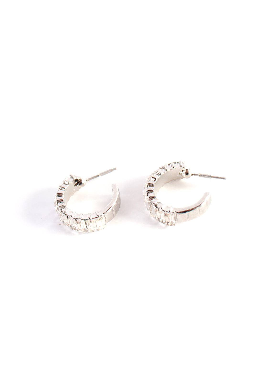 Crystal Hoop Earring